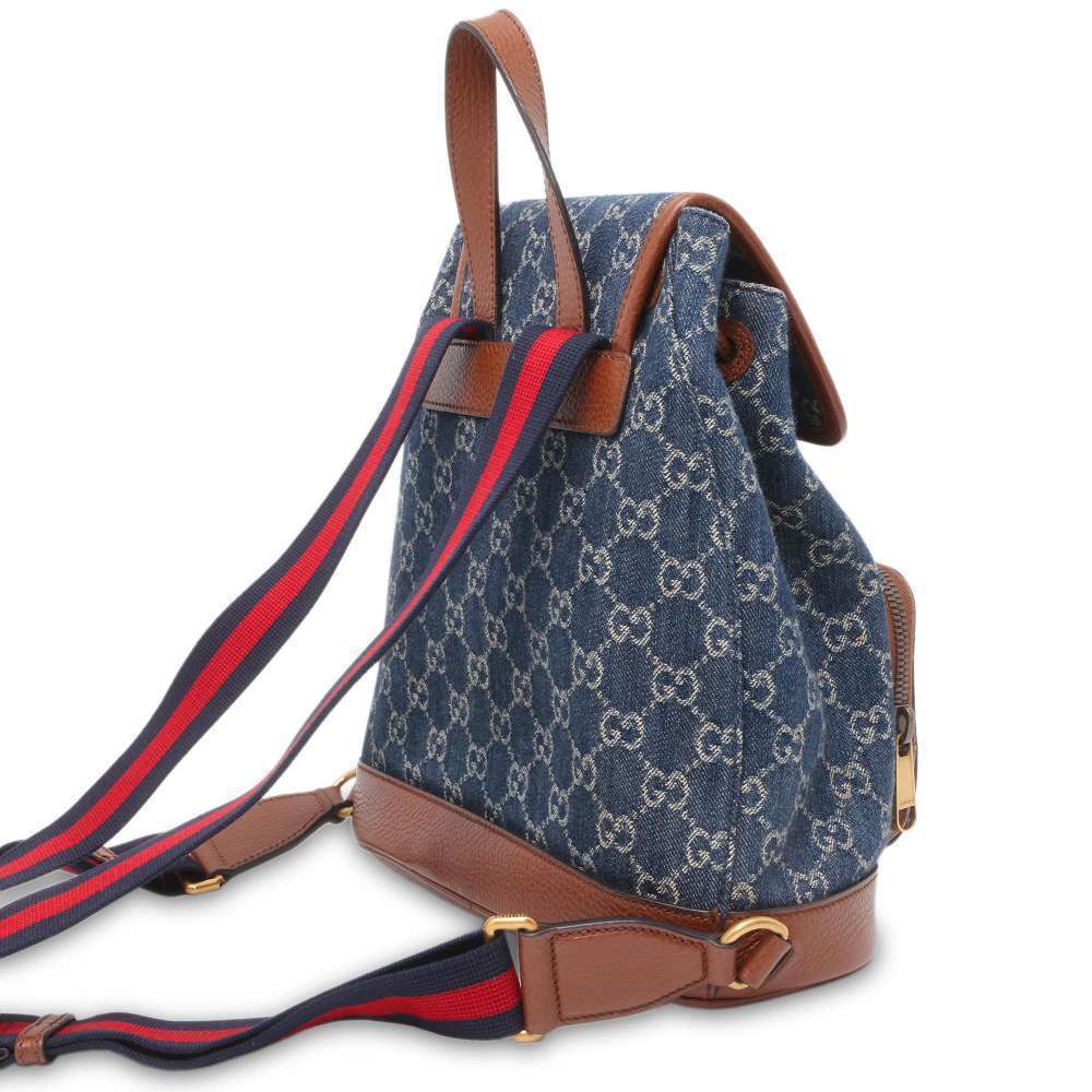 Gucci Interlocking G Backpack Blue/Brown - image 2